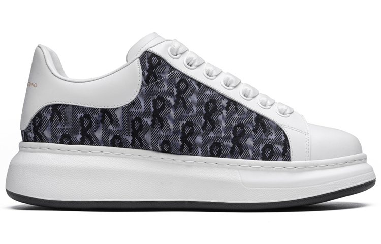 ROBERTA DI CAMERINO Stylish Skateboarding Shoes Men's Gray White