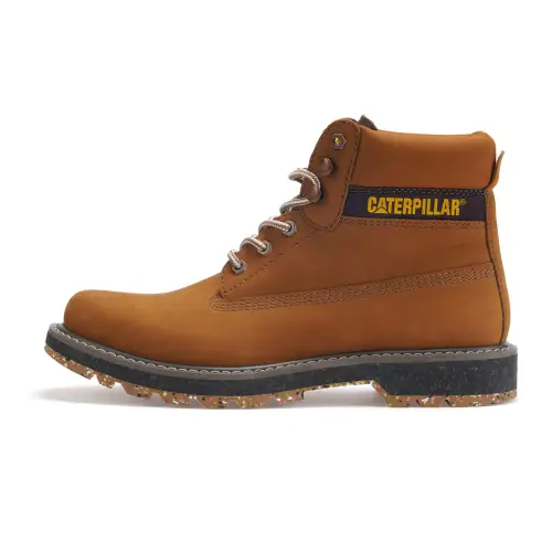 CAT E Colorado SS23 Cow Split Leather Short Outdoor Boots Unisex Dark Brown