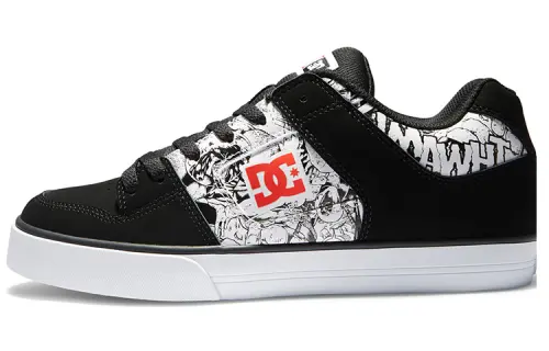 DC Shoes Skateboard Shoes Men's Black White