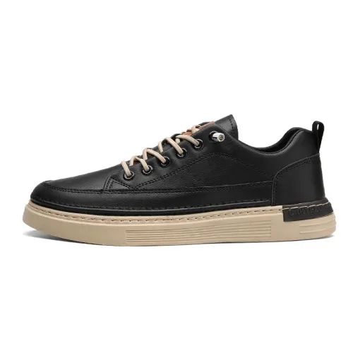 CARTELO Synthetic Leather Slip Resistant Abrasion Resistant Low top Casual Shoes Men's