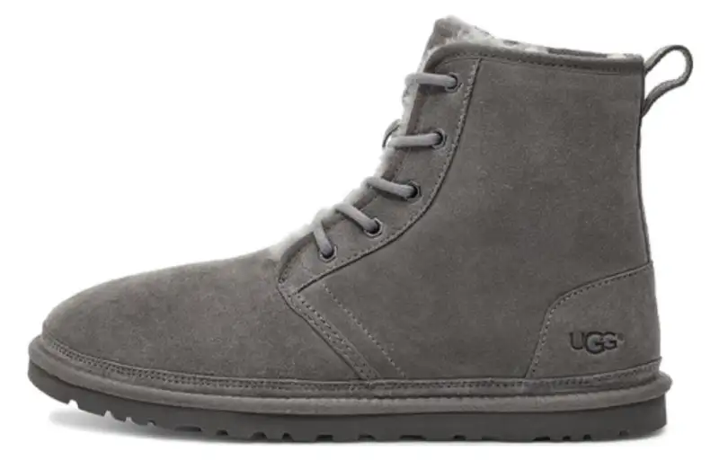 UGG Harkley Fleece Lined Snow Boots Gray