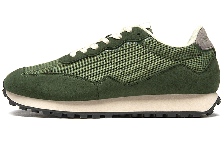 Rockfish Textile, Synthetic Leather Low top Running Shoes Unisex Green
