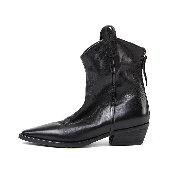 Marie Claire Ankle Boots 4.7CM Women's Midnight Paris Black