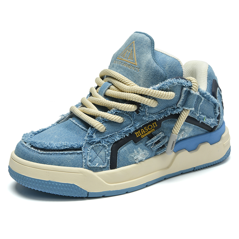 Masongarments Sky Ladder Skateboard Shoes Unisex Denim Blue