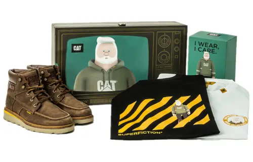 CAT Superfiction Thermal Abrasion Resistant Height Increasing Vintage Short Outdoor Boots Men's Box Included