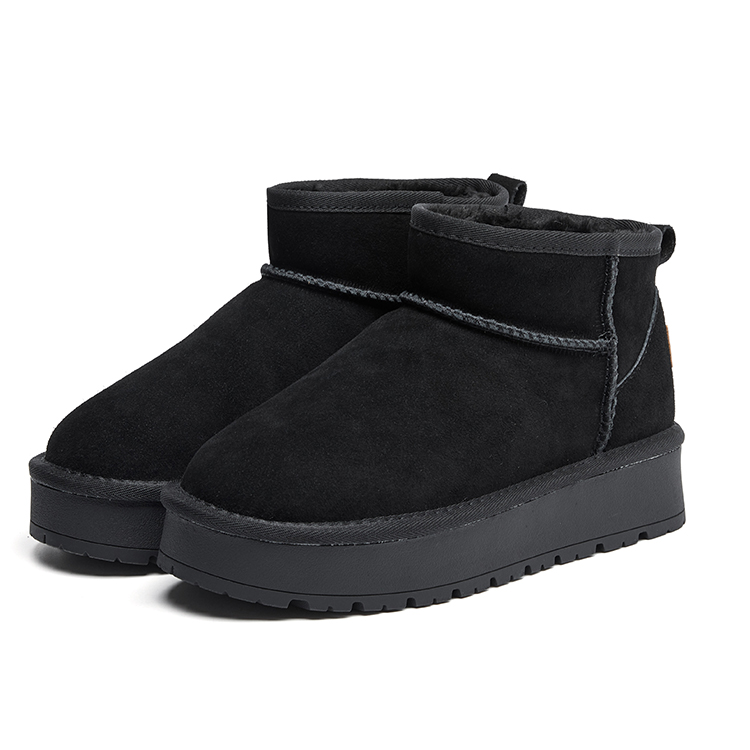 ZGR Thermal Abrasion Resistant Slip Resistant Short Snow Boots 3.5cm Women's