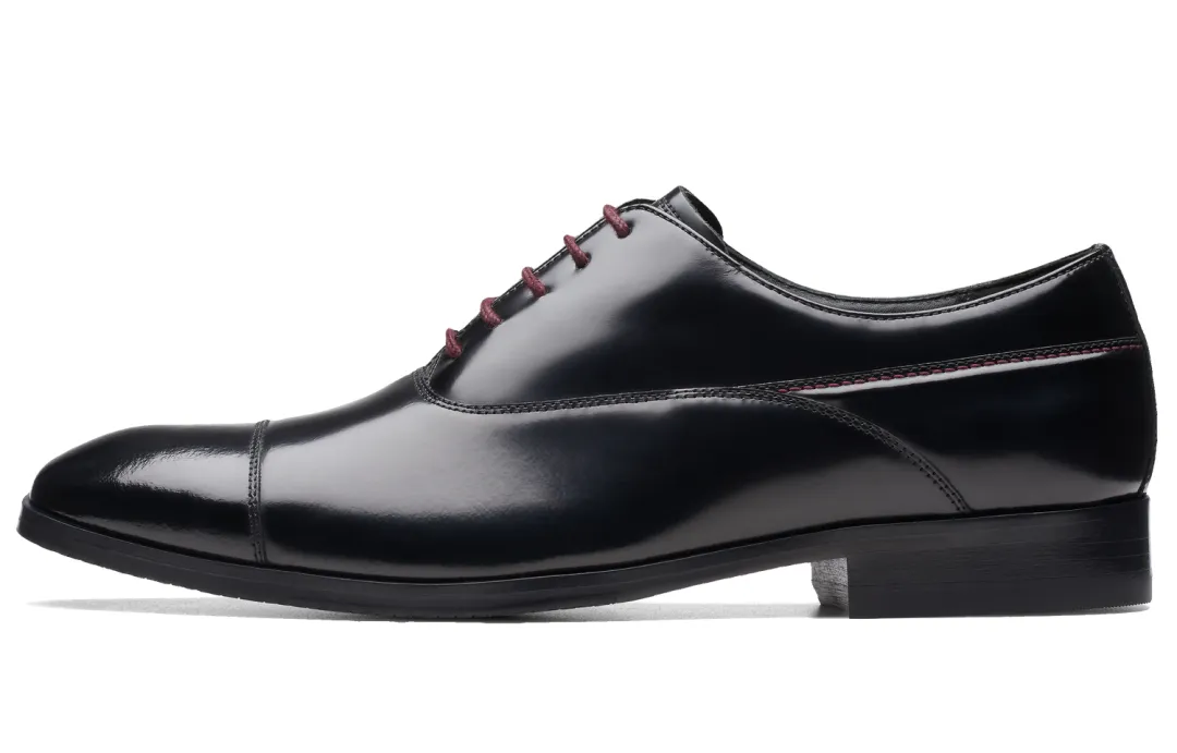 Clarks Craft Collection Cow Leather Dress Shoes Men's Black