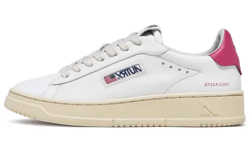AUTRY Skateboard Shoes Women's Low Top White/Fuchsia