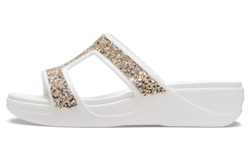 Crocs Monterey Slide Slippers Women's White