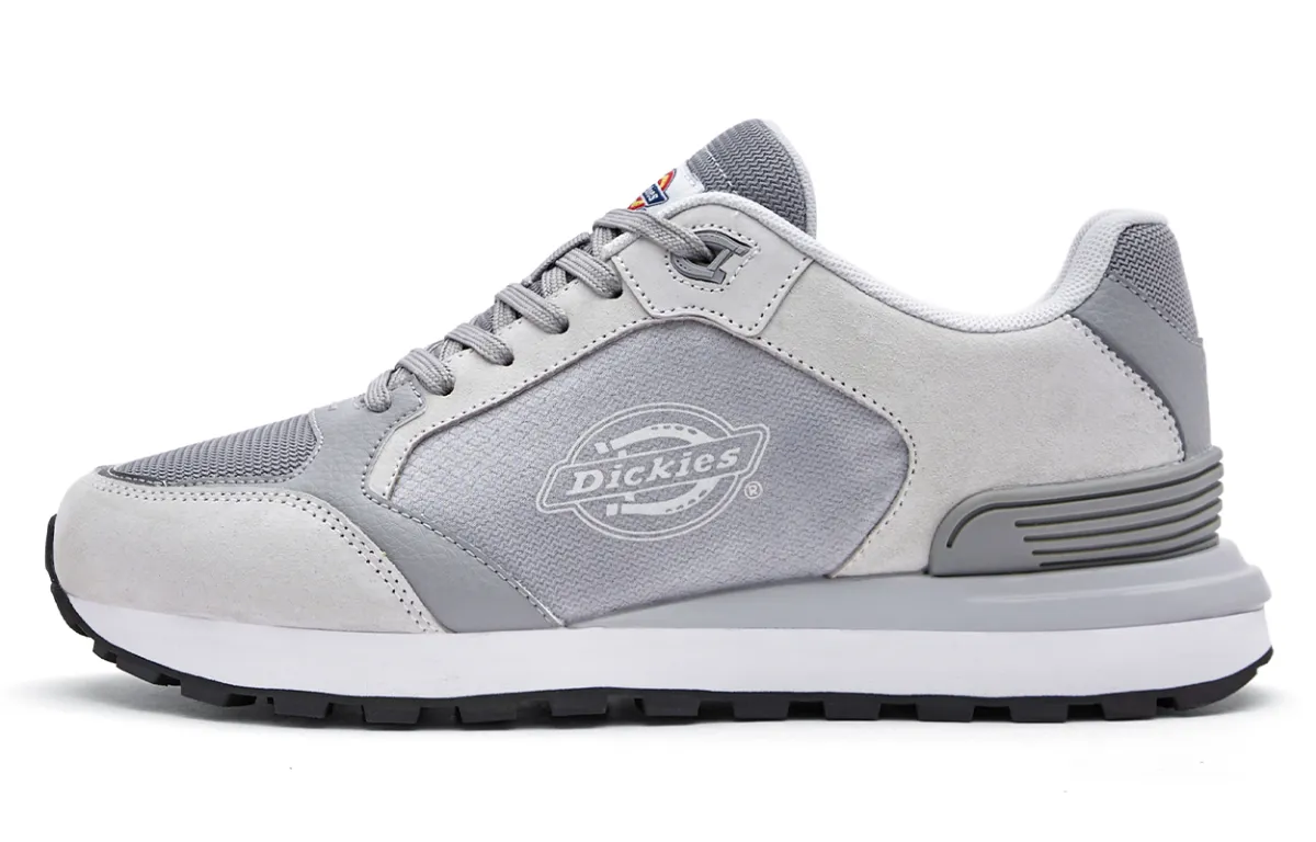 Dickies Fabric Abrasion Resistant Lightweight Wear resistant And Lightweight Low top Casual Shoes Men's Light Gray