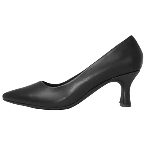 Clarks Cow Leather Slim Heel High Heels Women's Black