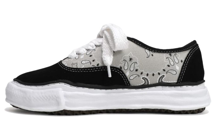 Кеды MIHARA Baker OG Sole OX (черно-белые)