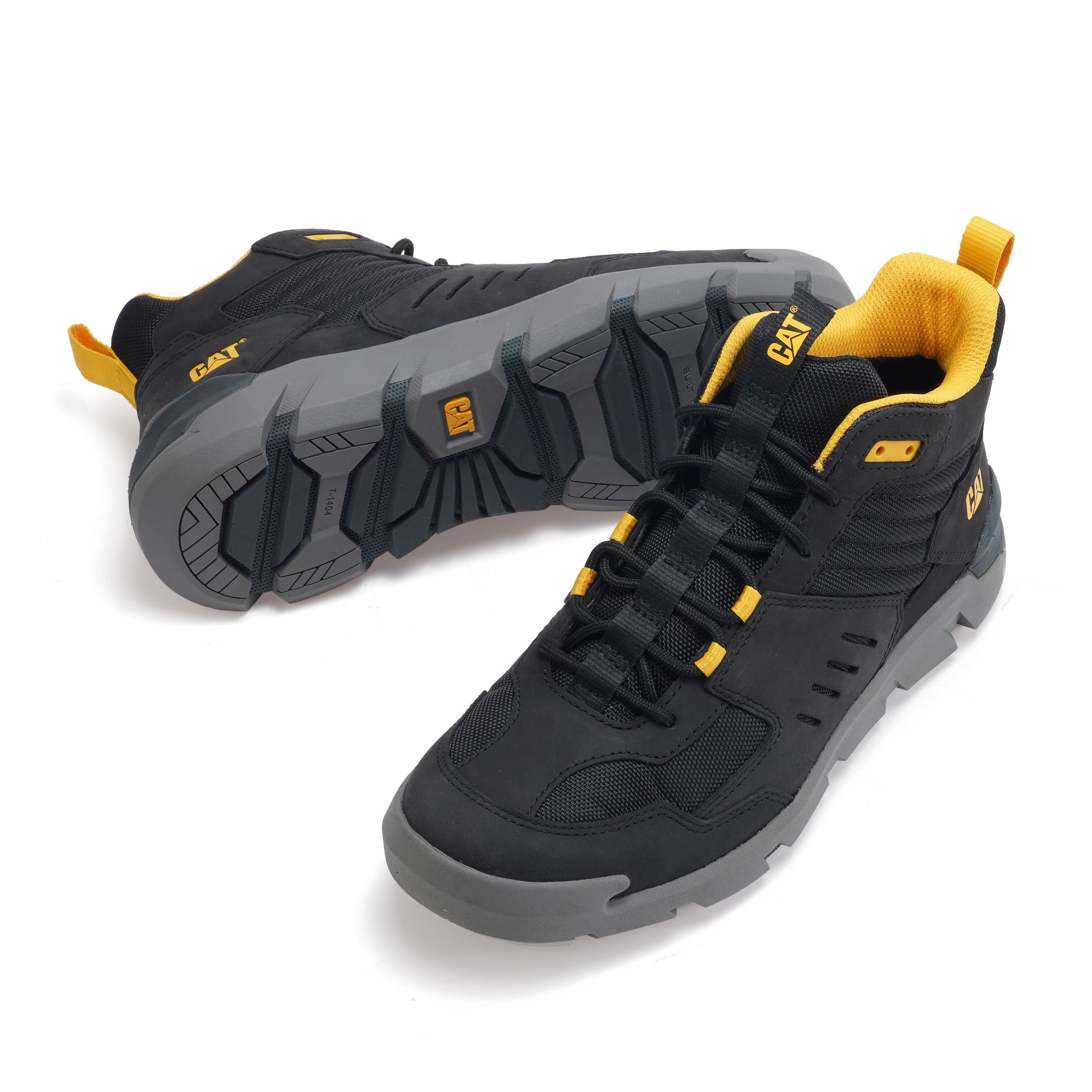 CAT Crail Sport Slip Resistant High top Outdoor Shoes Men’s Black