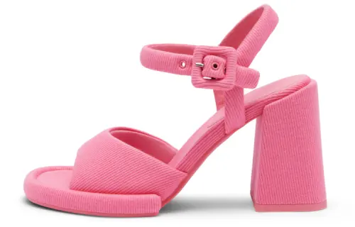 CHARLES&KEITH Barbie Fabric High Heel Sandal 9.3cm Women's