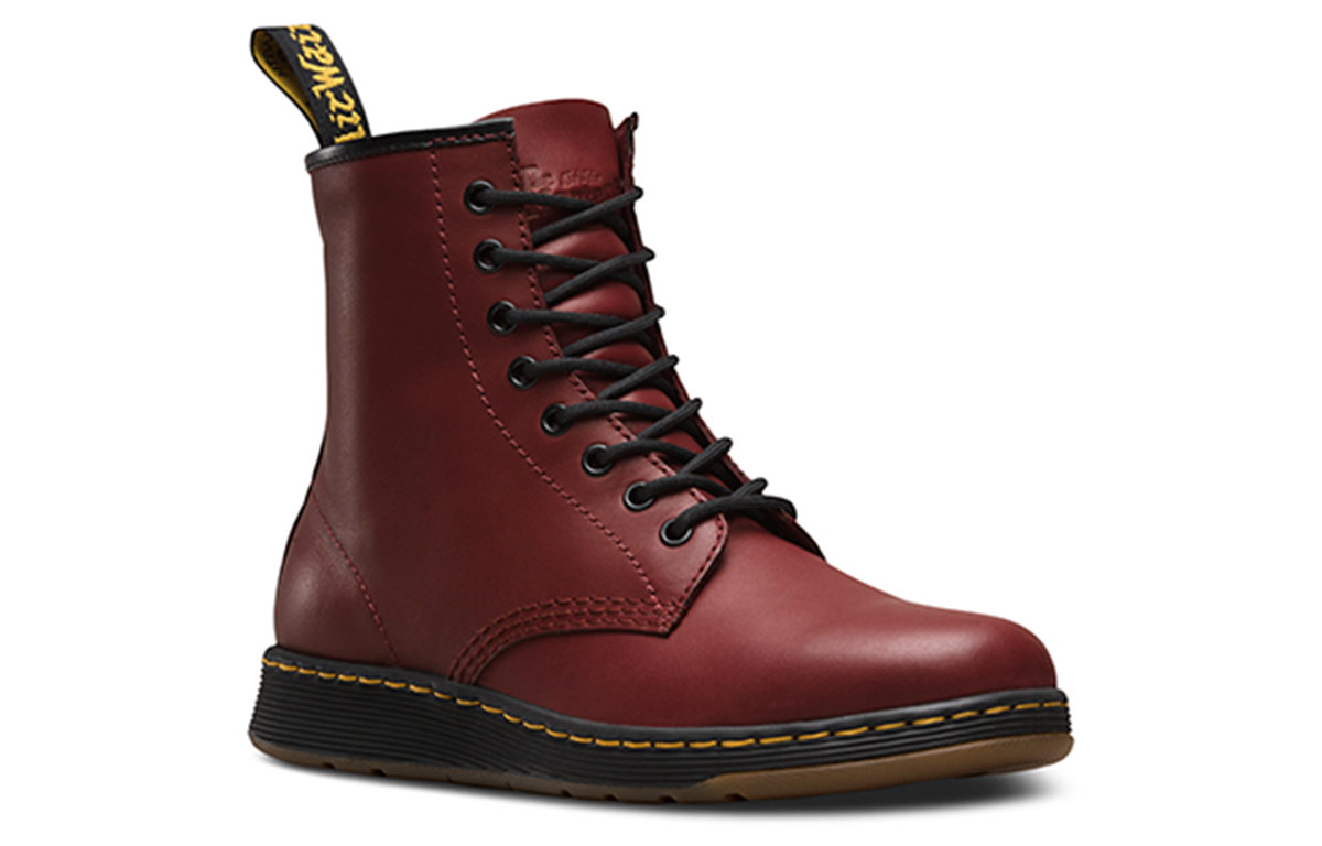 1460 Dr.Martens Newton Leather Lite Boot 'Cherry Red' Women's