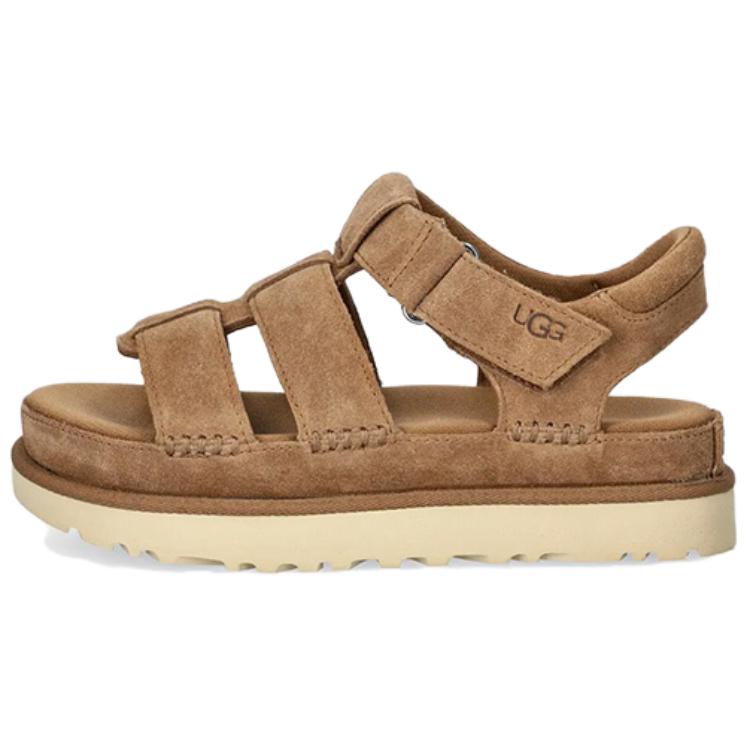 Женские сандалии UGG Goldenstar (коричневые)