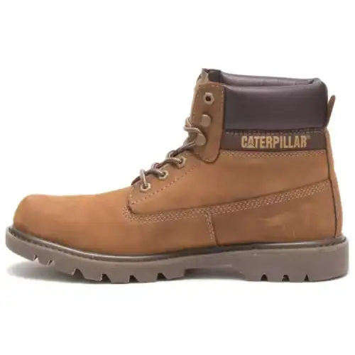 CAT Thermal Abrasion Resistant Cushioning Short Outdoor Boots Unisex Brown