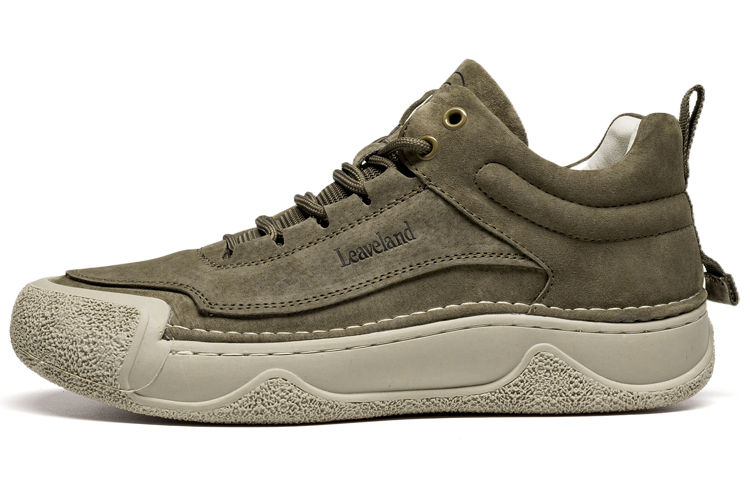 LEAVELAND Pigskin Low top Casual Shoes Men's