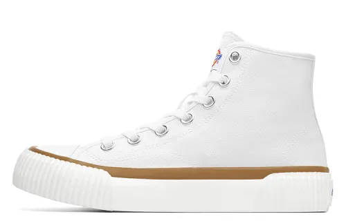 Dickies Canvas Shoes Unisex High Top White