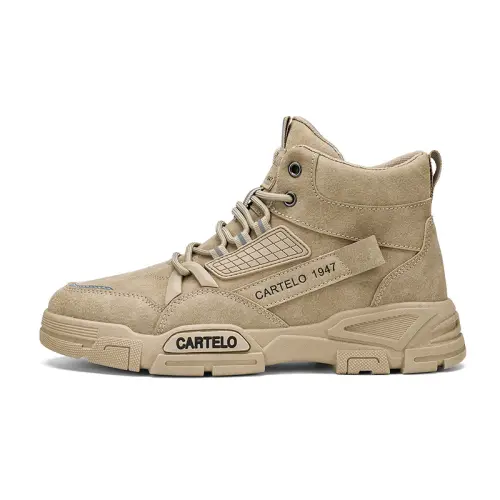 CARTELO Vintage Casual Crew Workwear Thick Soled Boots Ankle Boots Men's