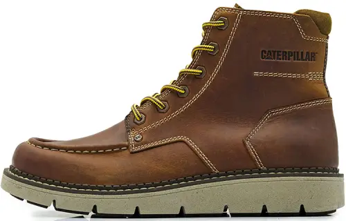 CAT Covert Collection Ankle Length Combat Boots Brown