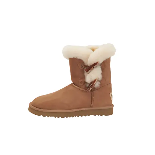 Teenie Weenie Sheepskin Thermal Short Snow Boots Women's Brown