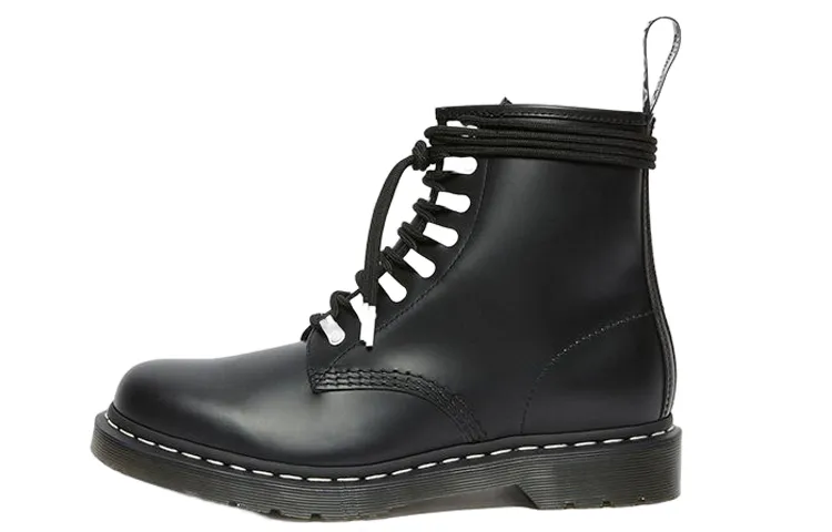 Dr. Martens 1460 Contrast Hardware Leather Lace Up Boots 'Black' Women's