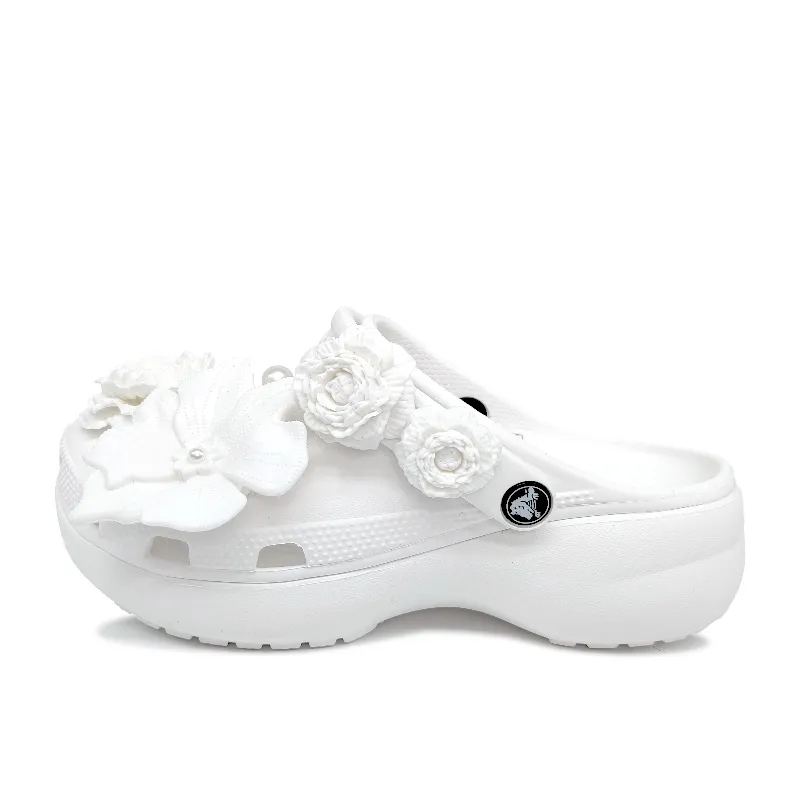 Crocs Classic Platform Clog Clogs Women's White