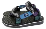 MISSONI x Suicoke Cotton Fabric Beach Sandals Unisex Black Gray