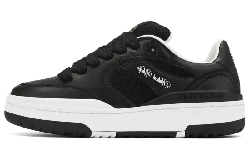 Naked Wolfe Ambition Leather Low top Skateboard Shoes Women's Black