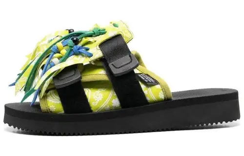 Alanui X Suicoke Paisley-print Fringed Sandals