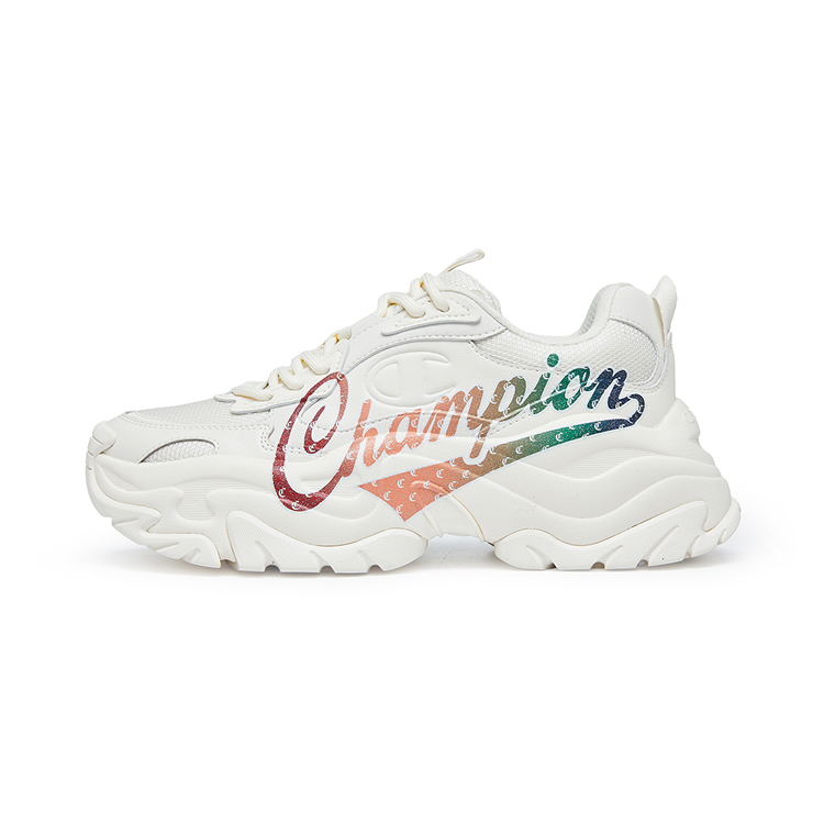 Женские кроссовки Champion Champ XXL League (бело-оранжевые)