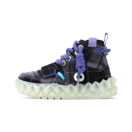 OETZI Ice Man Oz Fabric Stylish Skateboarding Shoes Unisex Purple