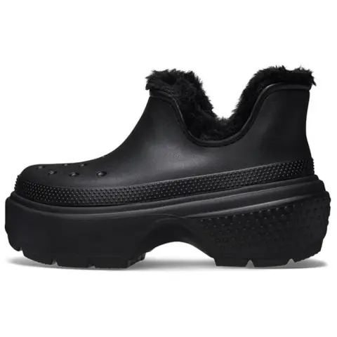 Crocs Stomp Ankle Boots 5.5cm Women's Black