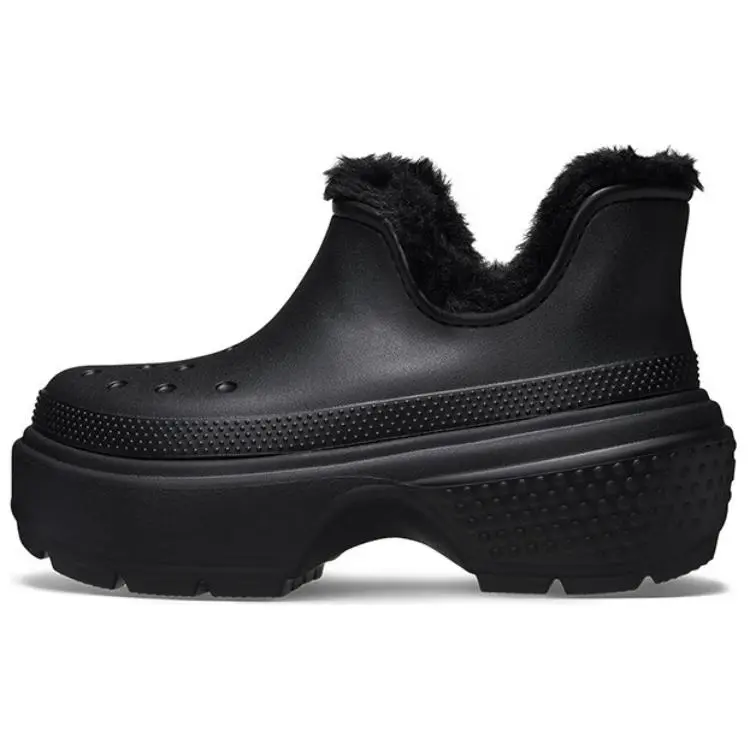 Crocs Stomp Ankle Boots 5.5cm Women's Black