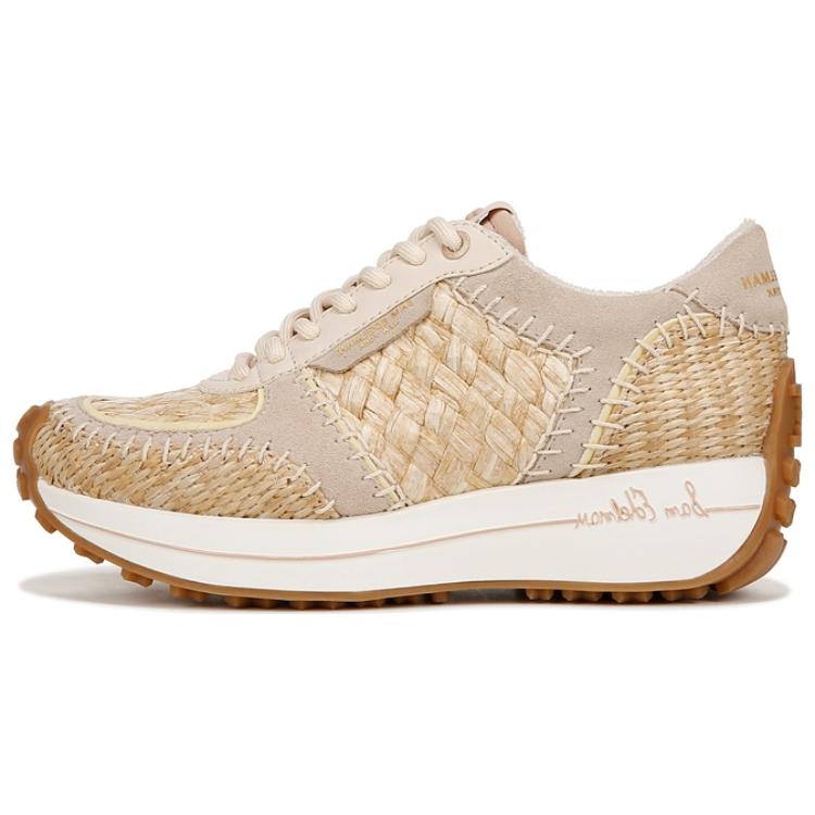 SAM EDELMAN Cow Leather Low top Casual Shoes Women's Linen