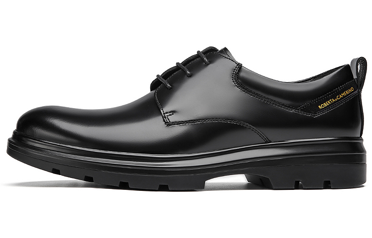 ROBERTA DI CAMERINO/Norbeda business formal leather shoes thick-soled cowhide derby shoes men's black