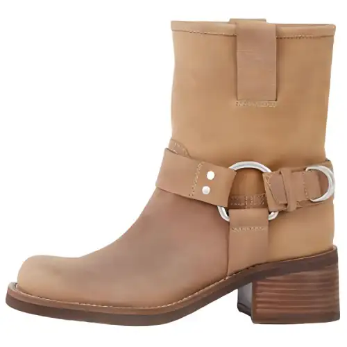 VAGABOND SHOEMAKERS Nubuck Ankle Boots 5.7cm Women's Beige Brown