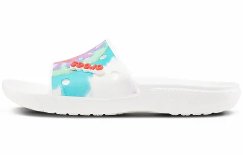 Crocs Classic Tie Dye Pattern Slippers Multi Color