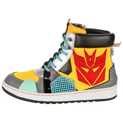 IRREGULAR CHOICE Abrasion Resistant High top Casual Shoes Women's Yellow Gray Green