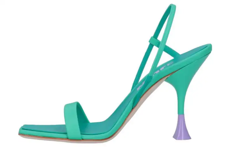 3JUIN Leather Stylish Sandal Women's Green