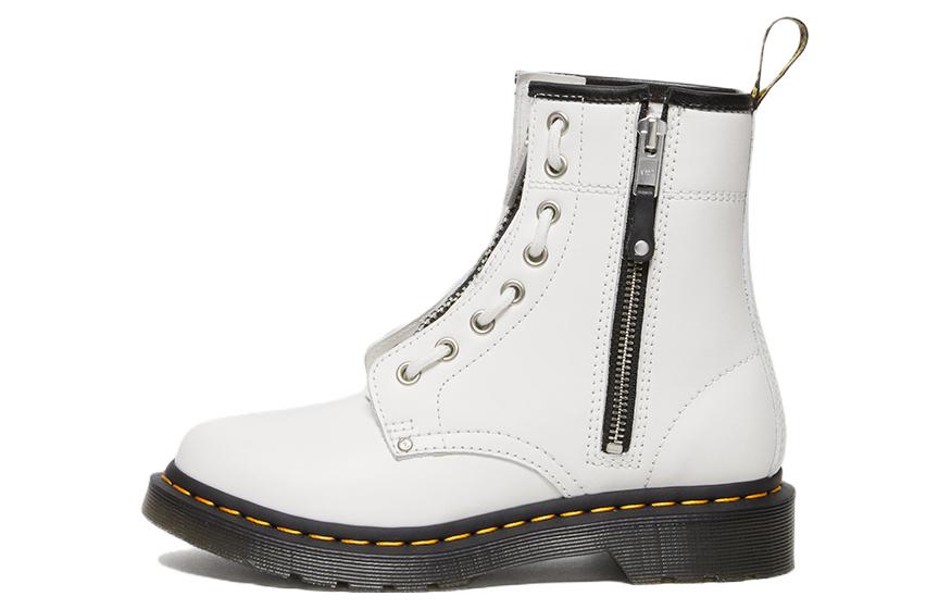 Dr.Martens Martin 1460 Leather 8 Hole Boots Short Martin Boots Women's White