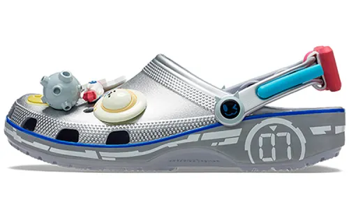 HONOR OF KINGS x Crocs Classic Clog EVA Beach Sandals Unisex Digital Gray Starry Sky Dream, Luban No.7 Collectible