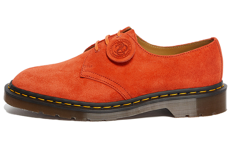 Dr.Martens Martin 1461 Desert Oasis Suede comfortable and versatile low-cut lifestyle shoes for men and women, orange