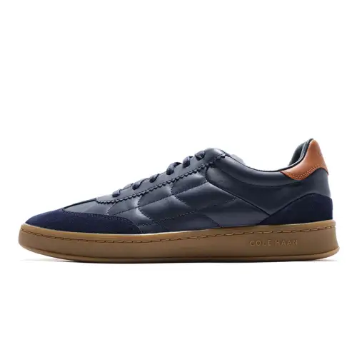 COLE HAAN Slip Resistant Cushioning Lightweight Low top Skateboard Shoes Navy Blue