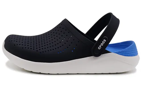 Crocs LiteRide Outdoor Flat Heel Sports Blue Sandals