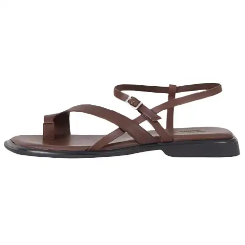 VAGABOND SHOEMAKERS Leather One Strap Sandals 2cm Women's Brown