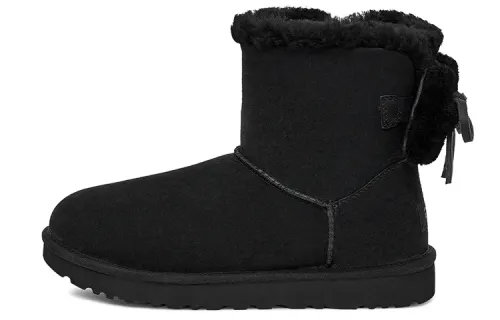 UGG Classic Double Bow Mini 'Black' Women's