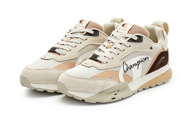 Champion Slip Resistant Abrasion Resistant Low top Running Shoes Men’s Brown