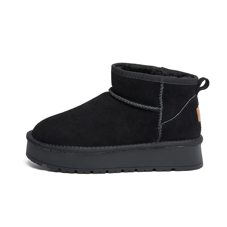 ZGR Thermal Abrasion Resistant Slip Resistant Short Snow Boots 3.5cm Women's